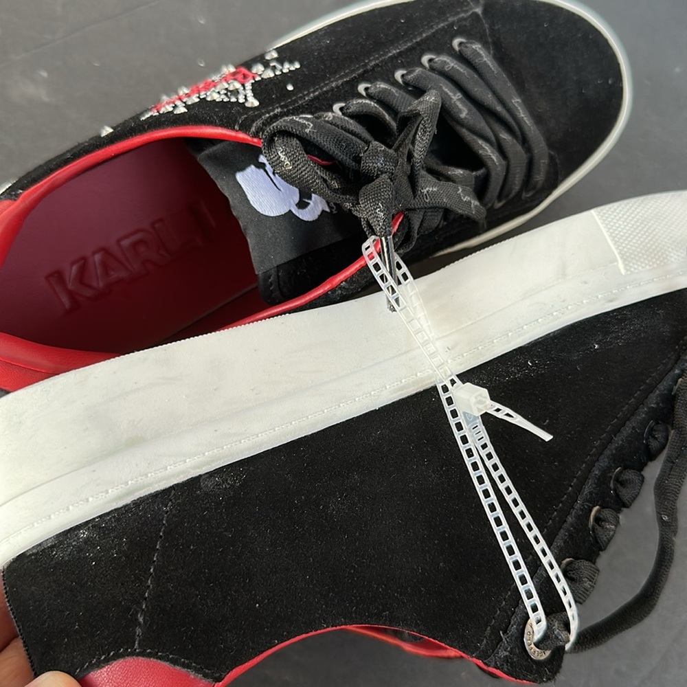 Karl Lagerfeld Women's Cate Sayings Everyday Lace Up Sneaker - Picture 7 of 8
